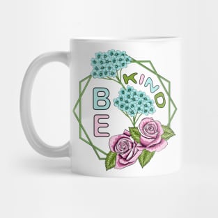 Be Kind - Floral Mug